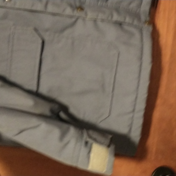 Woolrich woman's size L heavy quilted lined winter parka coat in periwinkle blue - Picture 14 of 16